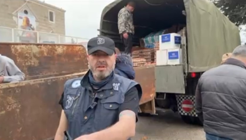 Ayuda humanitaria en el sur del Líbano.